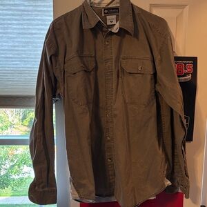 Columbia Khaki Long Sleeve Shirt